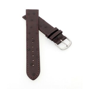 Strauß-Style Uhrenarmband Modell Sydney mocca 20 mm