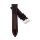 Canvas-Nylon Leder Uhrenarmband Modell Broker schwarz-RN 22 mm