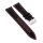 Canvas-Nylon Leder Uhrenarmband Modell Broker schwarz-RN 22 mm