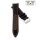 Easy-Klick Canvas-Nylon Leder Uhrenarmband Modell Broker schwarz-ON 22 mm