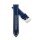 Canvas-Nylon Leder Uhrenarmband Modell Broker blau-WN 20 mm