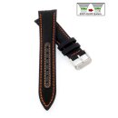 Easy-Klick Canvas-Nylon Leder Uhrenarmband Modell Broker...