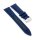 Easy-Klick Canvas-Nylon Leder Uhrenarmband Modell Broker blau-BN 20 mm