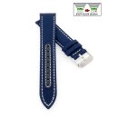 Easy-Klick Canvas-Nylon Leder Uhrenarmband Modell Broker...