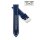 Easy-Klick Canvas-Nylon Leder Uhrenarmband Modell Broker blau-WN 20 mm