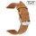Easy-Klick Kalbsleder Uhrenarmband Modell Galotta cognac 18 mm
