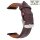 Easy-Klick Kalbsleder Uhrenarmband Modell Galotta bordeaux-rot 18 mm