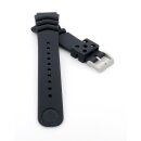 Kautschuk Taucher Uhrenarmband Modell Diver-Z18 schwarz...