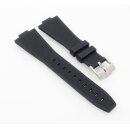 Premium FKM Uhrenarmband Modell PRX-81 schwarz 12/27 mm, komp. Tissot PRX