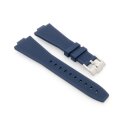 Premium FKM Uhrenarmband Modell PRX-81 dunkel-blau 12/27 mm, komp. Tissot PRX