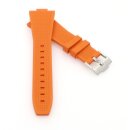 Premium FKM Uhrenarmband Modell PRX-81 orange 12/27 mm,...