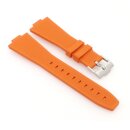 Premium FKM Uhrenarmband Modell PRX-81 orange 12/27 mm, komp. Tissot PRX