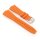 Premium FKM Uhrenarmband Modell PRX-81 orange 12/27 mm, komp. Tissot PRX