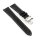 Alligator Uhrenarmband Modell Longi-FS-S schwarz 19 mm, kompatibel Longines