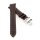 Alligator Uhrenarmband Modell Longi-FS-S mocca 20 mm, kompatibel Longines