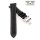 Easy-Klick Alligator Uhrenarmband Modell Longi-FS-S schwarz 20 mm, kompatibel Longines