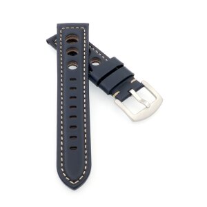 Vintage Rallye Uhrenarmband Modell Jülich blau 20 mm