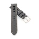 Vintage Rallye Uhrenarmband Modell Jülich grau 20 mm