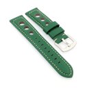 Vintage Rallye Uhrenarmband Modell Jülich grün 20 mm
