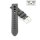 Easy-Klick Vintage Rallye Uhrenarmband Modell Jülich grau 24 mm