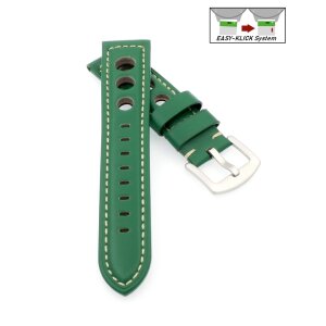 Easy-Klick Vintage Rallye Uhrenarmband Modell Jülich grün 20 mm