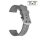 Easy-Klick FKM-Kautschuk Uhrenarmband Modell Rescue grau 19 mm