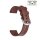 Easy-Klick FKM-Kautschuk Uhrenarmband Modell Rescue braun 20 mm