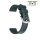 Easy-Klick FKM-Kautschuk Uhrenarmband Modell Rescue grün 24 mm