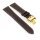 Alligator Uhrenarmband Modell Longi-FS-G mocca 22 mm, kompatibel Longines