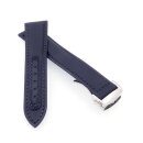 Premium Hybrid Uhrenarmband Modell Alzey-FSS blau-TiT 20...