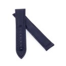 Premium Hybrid Uhrenarmband Modell Alzey-OS blau-TiT 22...