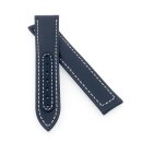 Premium Hybrid Uhrenarmband Modell Alzey-OS blau-WN 22...
