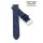 Feines Easy-Klick echt Strauß Uhrenarmband Modell Jawa blau 16 mm