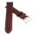 Echt Mississippi Alligator Uhrenarmband Modell Mississippi dunkelbraun 19 mm