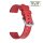 Easy-Klick FKM-Kautschuk Uhrenarmband Modell Rescue rot 19 mm