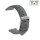Easy-Klick Canvas-Nylon Textil Uhrenarmband Modell Astoria grau 19 mm