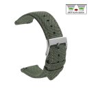 Easy-Klick Canvas-Nylon Textil Uhrenarmband Modell...