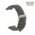 Easy-Klick Canvas-Nylon Textil Uhrenarmband Modell Astoria grün 20 mm