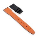 Nytech-Leder Uhrenarmband Modell IW-22 schwarz-TiT 20 mm, kompatibel IWC