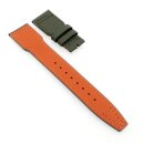 Nytech-Leder Uhrenarmband Modell IW-22 grün-TiT 20 mm, kompatibel IWC