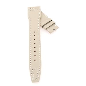 Nytech-Leder Uhrenarmband Modell IW-22 beige-creme 21 mm, kompatibel IWC