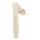 Nytech-Leder Uhrenarmband Modell IW-22 beige-creme 21 mm, kompatibel IWC