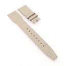 Easy-Klick Nytech-Leder Uhrenarmband Modell IW-22 beige-creme 20 mm, kompatibel IWC