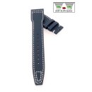Easy-Klick Nytech-Leder Uhrenarmband Modell IW-22 blau-WN...