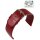 Feines Eulit Easy-Klick Schafnappa-Leder Uhrenarmband Modell Schafnappa rot 18 mm