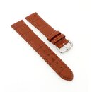 Easy-Klick Alligator Uhrenarmband Modell CT-55-NL cognac-TiT 16 mm, kompatibel Cartier