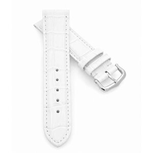 Alligator Uhrenarmband Modell CT-55-XS weiß-TiT 16 mm, kompatibel Cartier