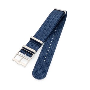 Nato Nylon Uhrenarmband Modell Nordic blau 20 mm, komp. Tudor
