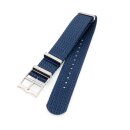 Nato Nylon Uhrenarmband Modell Nordic blau 22 mm, komp....
