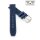 Easy-Klick Premium FKM-Kautschuk Uhrenarmband Modell Ricosta blau 22 mm